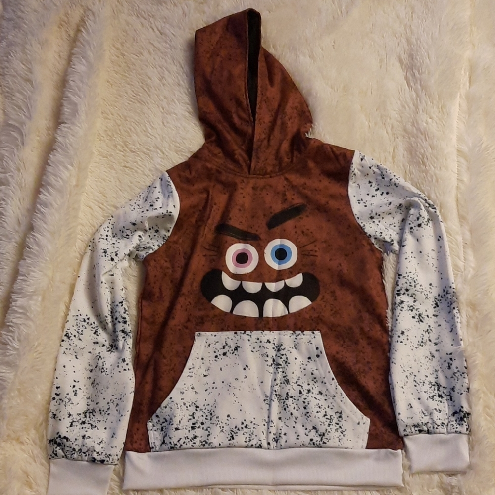 Chobani brand kids monster hoodie